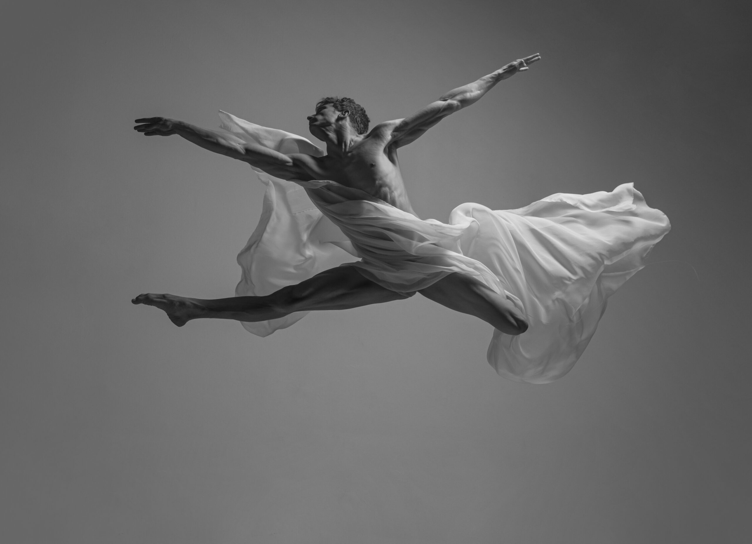 Danseur en train de sauter